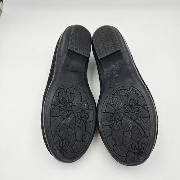 Dansko Olivia Snake Print Black/ Bronze Slip On Loafers US Sz 7.5-8, EUR Sz 38 - Picture 5 of 6